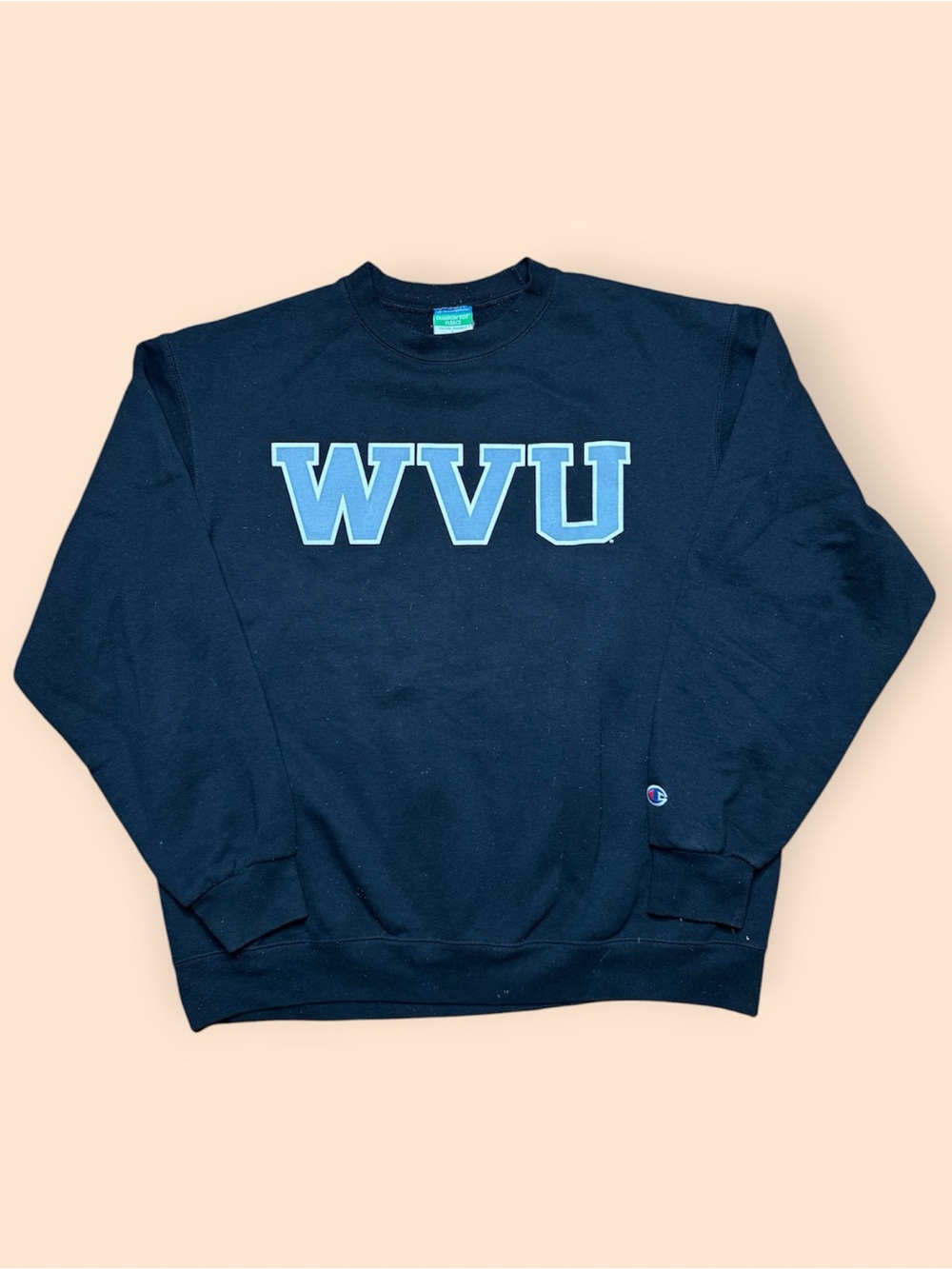 Vintage West Virginia Mountaineers Champion Y2K Crewneck Sweatshirt Large 2000s